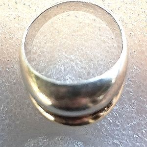 Sterling silver dome ring